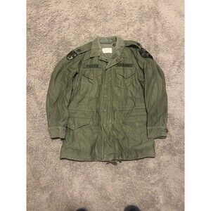 Vintage Military1963 Vietnam Era M-1951 Field Jacket OG-107 Sateen DSA-1-2252-63